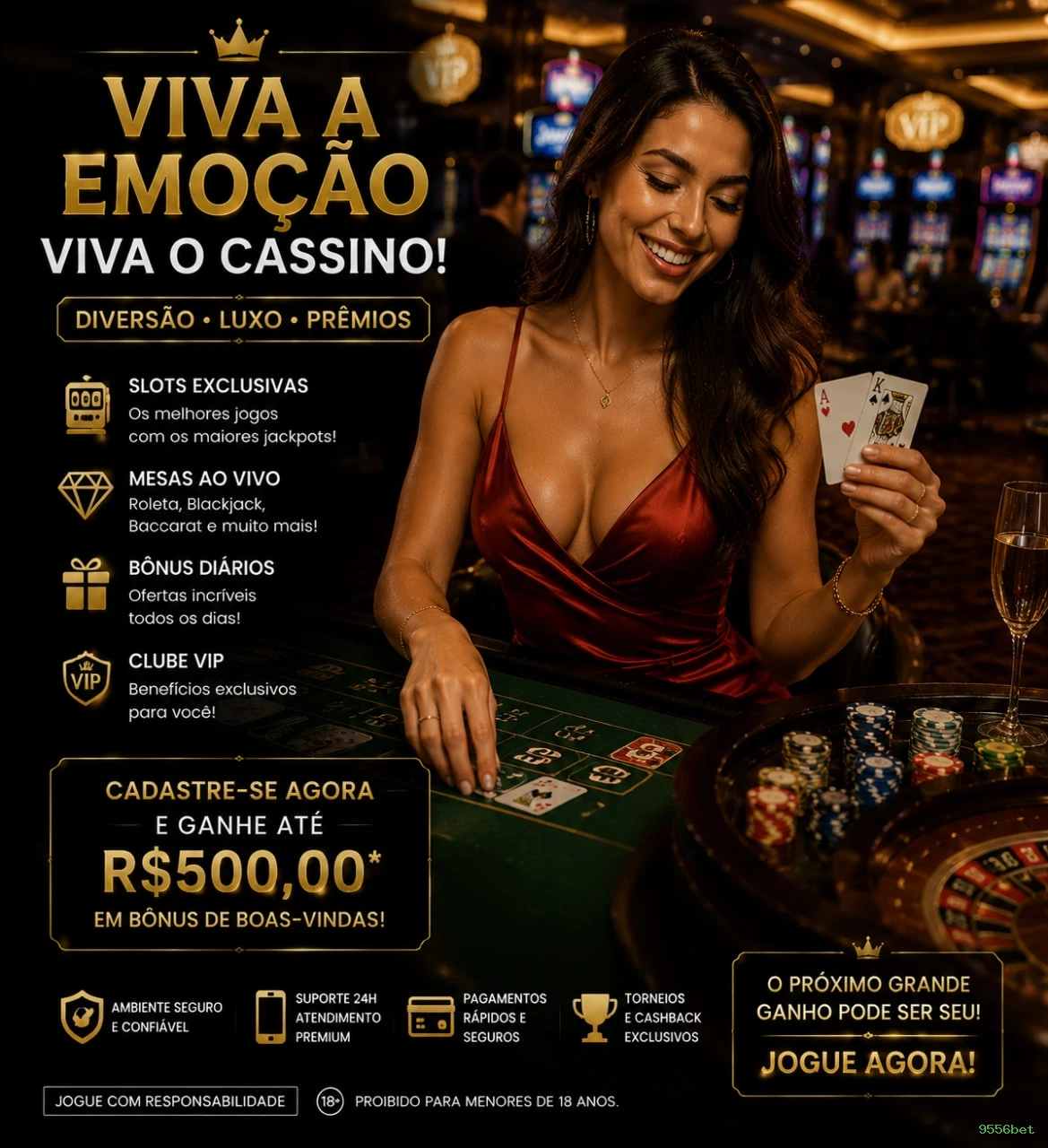 Plataforma completa da 9556bet com todos os jogos